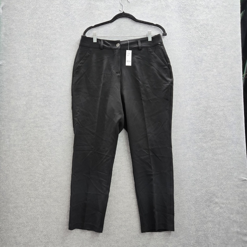 New York & Company Women Pants 8 Black Dress Pants 5301 25" Inseam